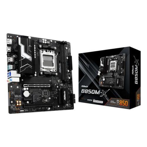 ASRock B850M-X - motherboard - micro ATX - Socket AM5 - AMD B850