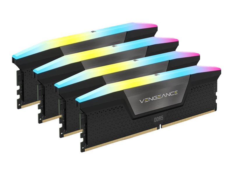CORSAIR RAM Vengeance RGB - 64 GB (4 x 16 GB Kit) - DDR5 6000 DIMM CL36
