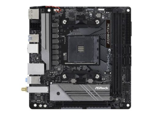 ASRock Mainboard A520M-ITX/ac - Mini-ITX - Socket AM4 - AMD A520