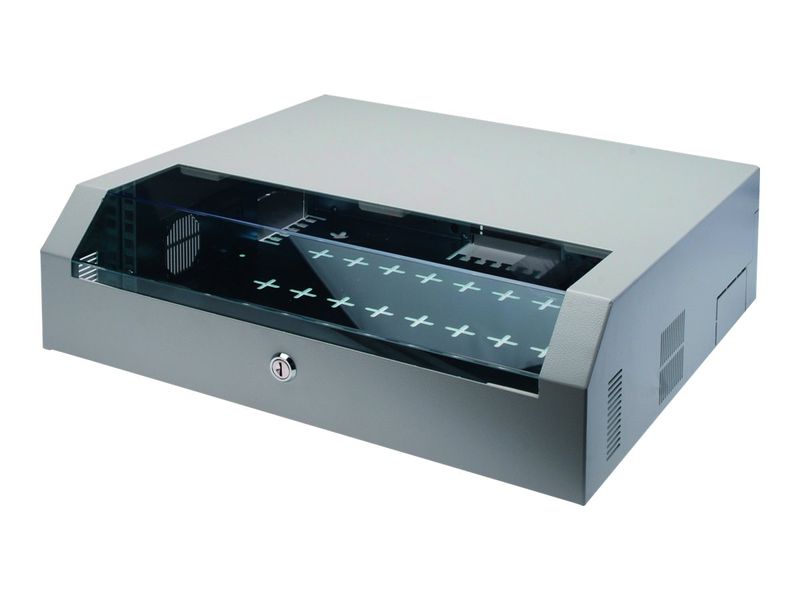 DIGITUS server cabinet SoHo Slim Line DN-19 04U-PB - 5U