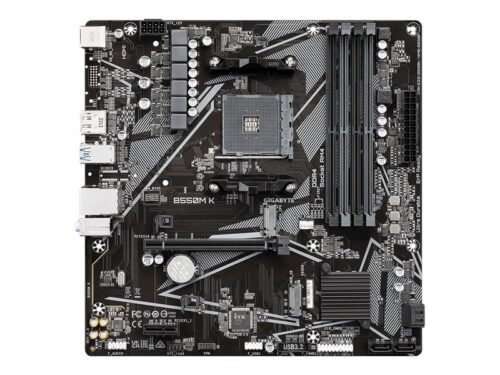 Gigabyte Motherboard B550M K - Micro ATX - Socket AM4 - AMD B550