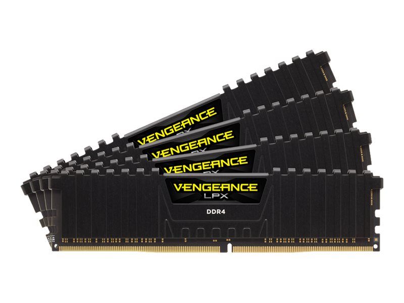 CORSAIR RAM Vengeance LPX - 32 GB (4 x 8 GB Kit) - DDR4 2666 DIMM CL16