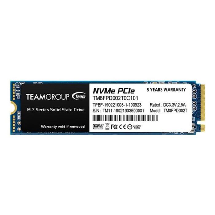Team Group SSD MP33 Pro - 2 TB - M.2 2280 - PCIe 3.0 x4 NVMe