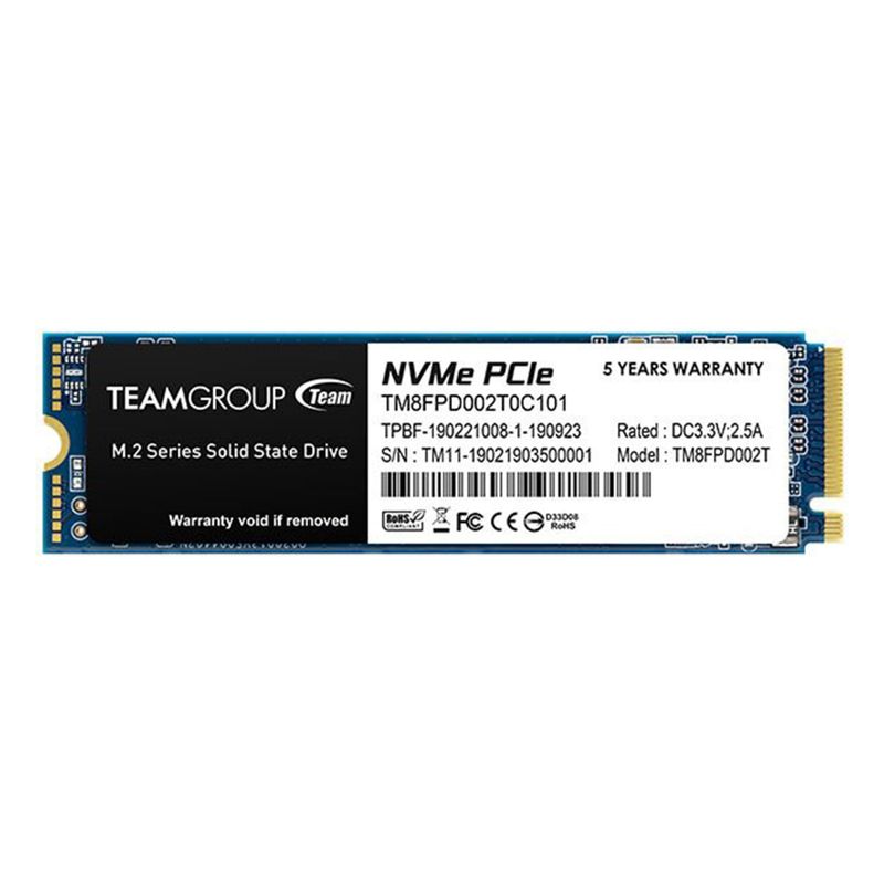 Team Group SSD MP33 Pro - 2 TB - M.2 2280 - PCIe 3.0 x4 NVMe