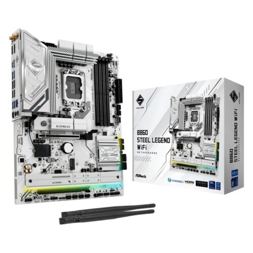 ASRock B860 STEEL LEGEND WIFI - motherboard - micro ATX - LGA1851 Socket - B860