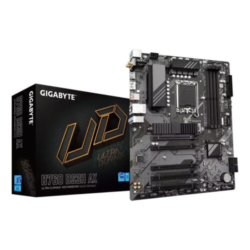 Gigabyte Mainboard B760 DS3H AX - 1.X - ATX - Socket LGA1700 - Intel B760