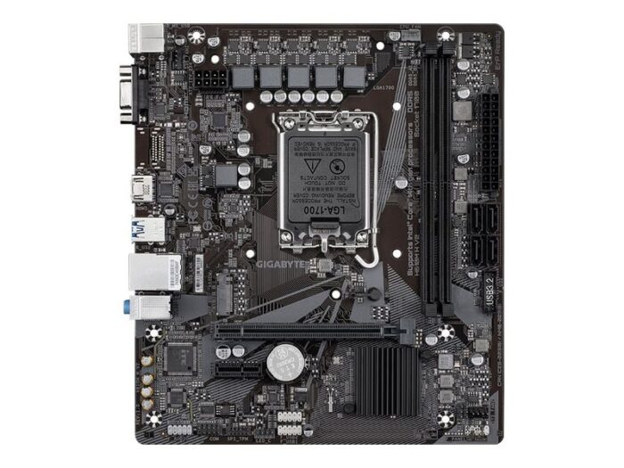 Gigabyte H610M H V2 - 1.0 - motherboard - micro ATX - LGA1700 Socket - H610