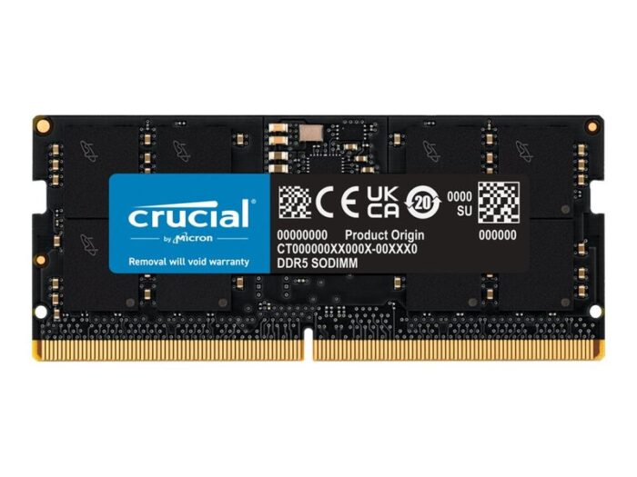 Crucial RAM - 16 GB - DDR5 4800 SO-DIMM CL40