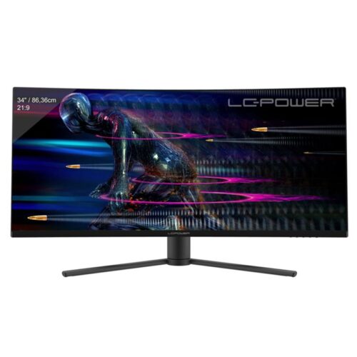 LC Power curved LED Display LC-M34-UWQHD-165-C - 86.36 cm (34") - 3440 x 1440 UltraWide Quad HD
