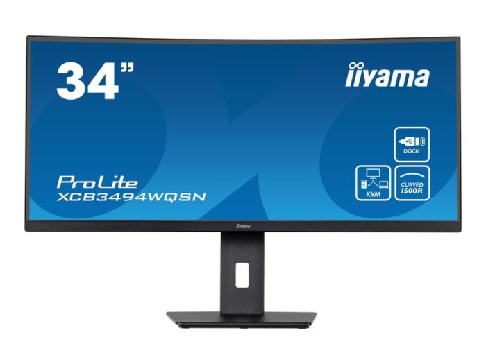Iiyama Curved Monitor ProLite XCB3494WQSN-B5 - 86.4 cm (34") - 3440 x 1440 UWQHD