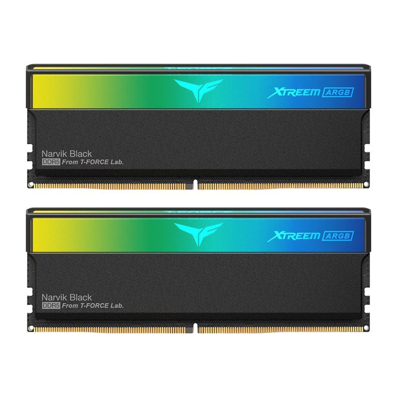 T-Force Xtreem ARGB - DDR5 - kit - 32 GB: 2 x 16 GB - DIMM 288-pin - 3800 MHz / PC5-60800 - unbuffered