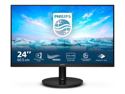 Philips LED Monitor V-line 241V8LAB - 60.5 cm (23.8") - 1920 x 1080 Full HD