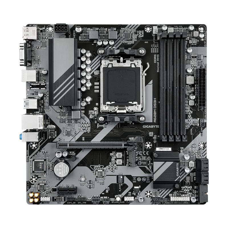 Gigabyte Mainboard A620M DS3H - 1.0 - Micro ATX - Socket AM5 - AMD A620