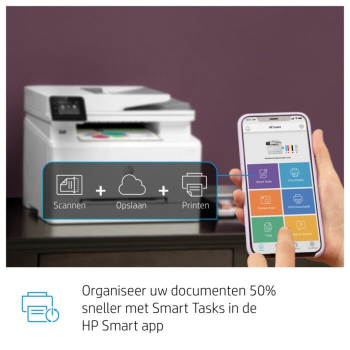 HP Color LaserJet Pro MFP M283fdw, Printen, kopiëren, scanne - Afbeelding 15