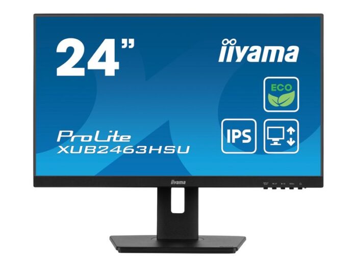 Iiyama LED-Display ProLite XUB2463HSU-B1 - 61 cm (24") - 1920 x 1080 Full HD
