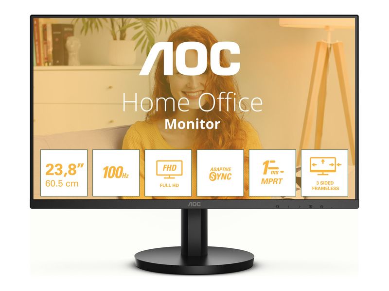 AOC Basic-line 24B3HMA2 - LED monitor - Full HD (1080p) - 24" - HDR