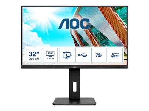 AOC LED-Display U32P2 - 80 cm (31.5") - 3840 x 2160 4K UHD