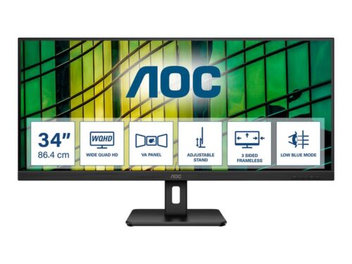 AOC LED-Display U34E2M/BK - 86.4 cm (34") - 3440 x 1440 WQHD