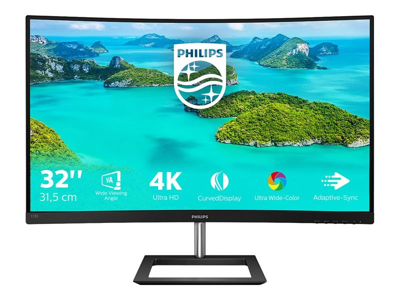 Philips LED Curved Display E-line 328E1CA - 81.3 cm (32") - 3840 x 2160 4K Ultra HD
