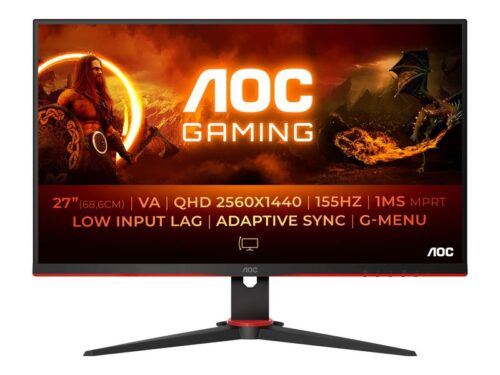 AOC LED-Display Q27G2E/BK - 68.6 cm (27") - 2560 x 1440 Quad HD