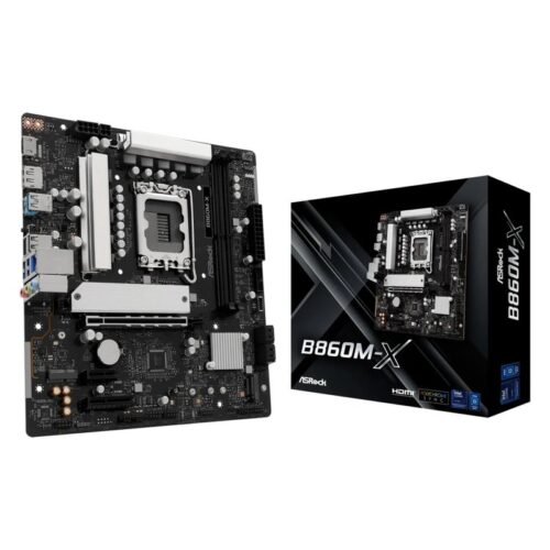 ASRock B860M-X - motherboard - micro ATX - LGA1851 Socket - B860
