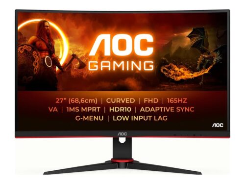 AOC Gaming C27G2E/BK - LED monitor - curved - Full HD (1080p) - 27" - HDR