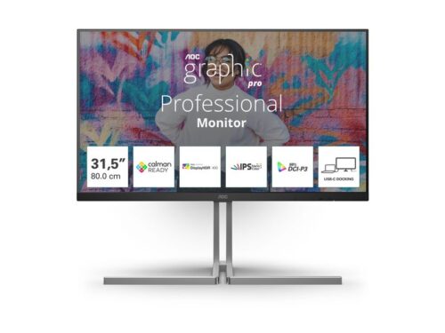AOC U32U3CV - Graphic Pro Series - LED monitor - 4K - 32" - HDR