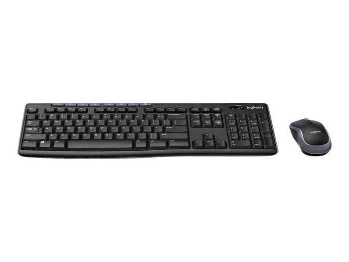 Logitech keyboard and mouse set MK270 Wireless Combo - black