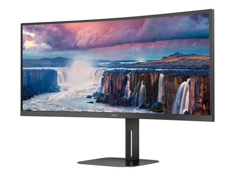 AOC LED Curved-Display CU34V5C - 86.4 cm (34") - 3440 x 1440 UWQHD