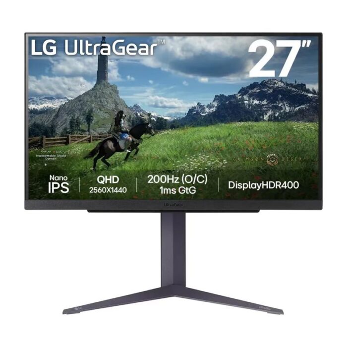 LG UltraGear 27GS85QX-B - LED monitor - QHD - 27" - HDR