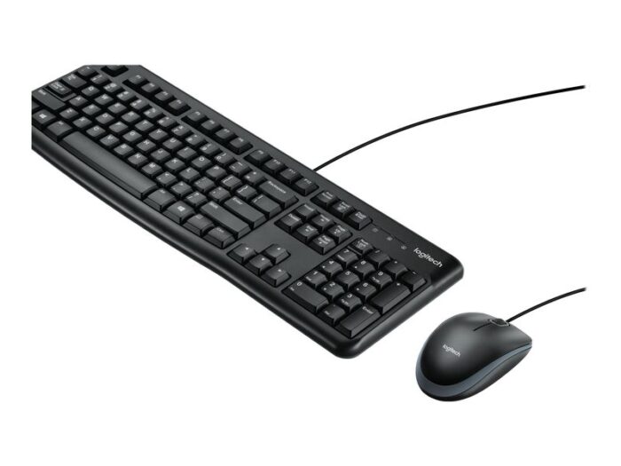 Logitech Keyboard and Mouse Desktop MK120 - US Layout - Black