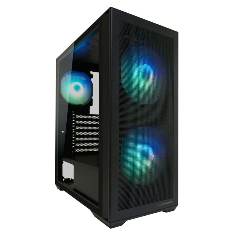 Case Midi LC-Power LC-717B-ON Meshwork L Dark