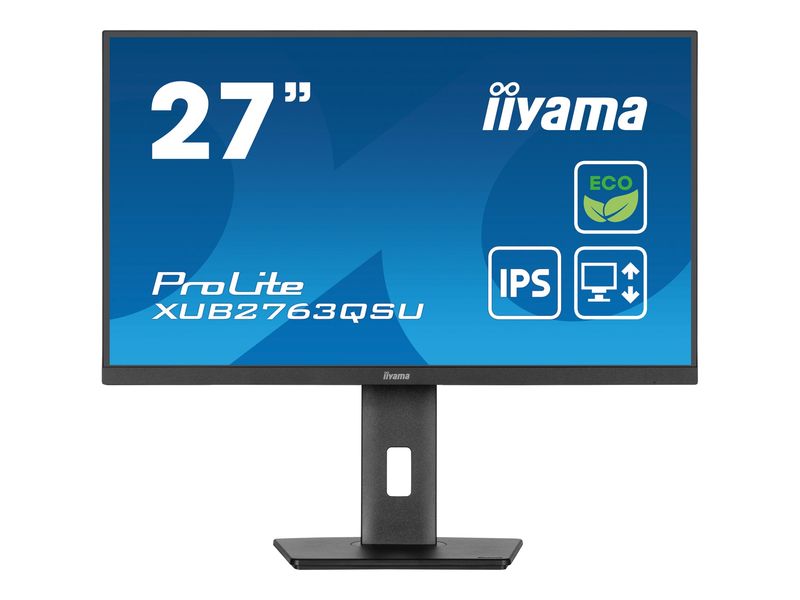 iiyama LED-Display ProLite XUB2763QSU-B1 - 68.6 cm (27") - 2560 x 1440 WQHD