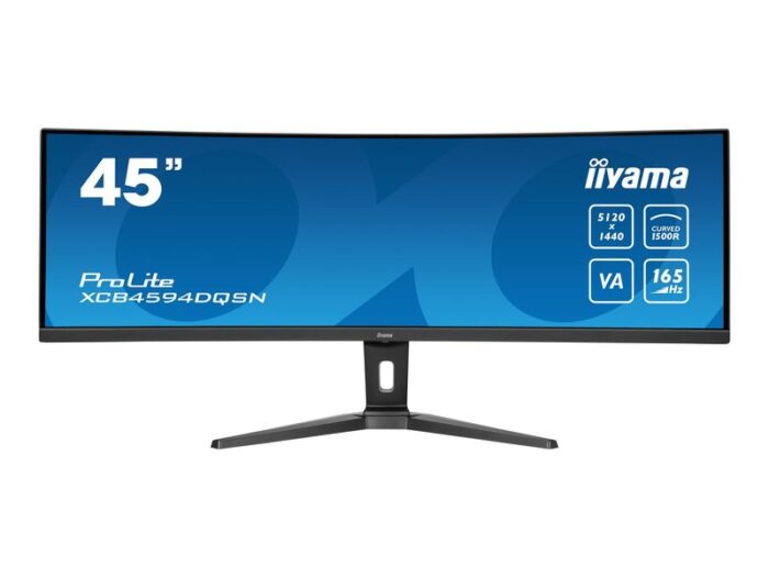 iiyama LED Curved-Display XCB4594DQSN-B1- 114.3 cm (45") - 5120 x 1440 5K DQHD