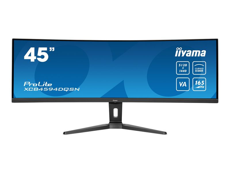 iiyama LED Curved-Display XCB4594DQSN-B1- 114.3 cm (45") - 5120 x 1440 5K DQHD