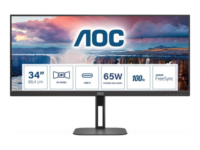 AOC |  U34V5C/BK - Afbeelding 2