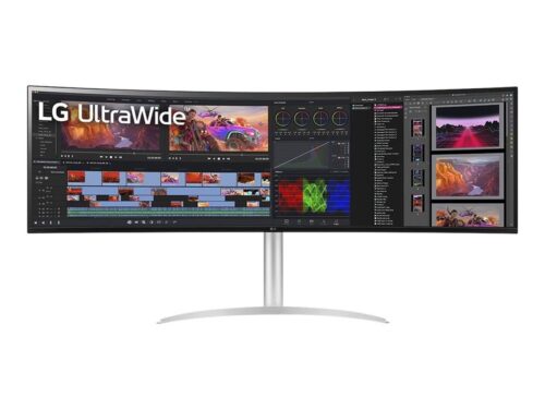 LG LED Curved-Display 49WQ95X-W - 124.46 cm (49") - 5120 x 1440 Dual Quad HD