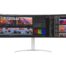 LG LED Curved-Display 49WQ95X-W - 124.46 cm (49") - 5120 x 1440 Dual Quad HD
