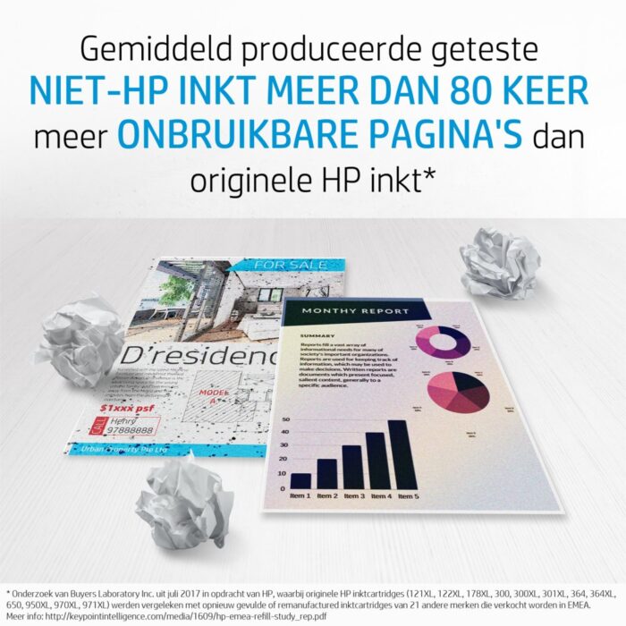 INK. HP 953XL originele high-capacity zwarte inktcartridge - Afbeelding 9