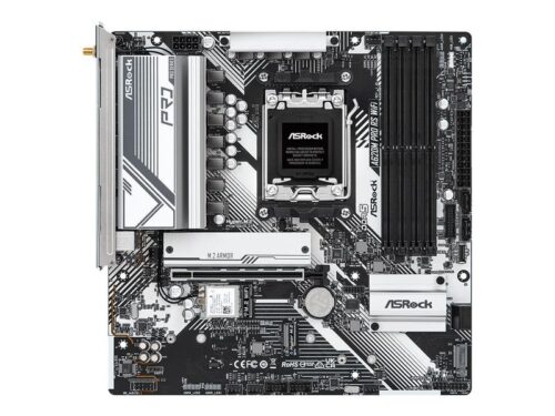ASRock Motherboard A620M PRO RS WIFI - Micro ATX - Socket AM5 - AMD A620