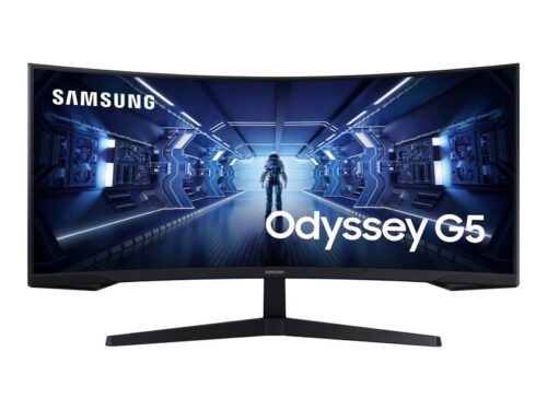 Samsung Odyssey G5 C34G55TWWP - G55T Series - LED monitor - curved - 34" - HDR