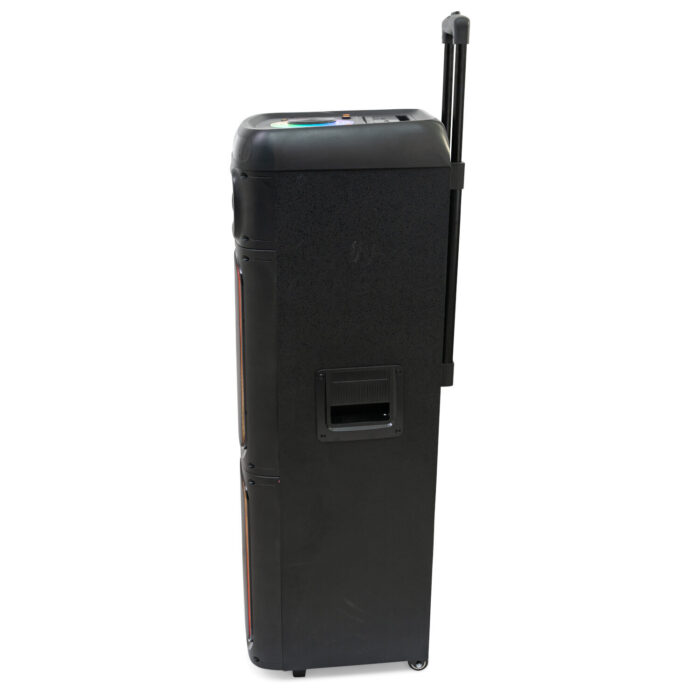 " KARAOKE SPECIAL " STANDUP BOX • 2 x 10"/25cm 1400W MET LED LICHT EFECTEN, MICRO & TROLLEY - Afbeelding 5
