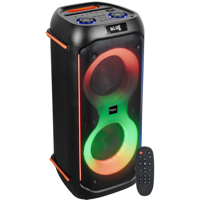 BLUETOOTH LUIDSPREKER MET ACCU EN LICHTEFFECTEN 2 x 6.5"/16cm - 600W - Afbeelding 6