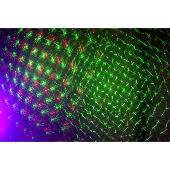 LICHT STANDAARD MET 2 RGBW PAR CANS + 2 ROOD-GROENE LASER - Afbeelding 5