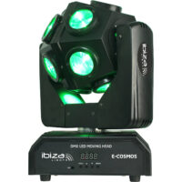DMX-BESTUURDE 4-in-1 RGBW LED RETRO MOVING HEAD 12 x 10W - Afbeelding 4