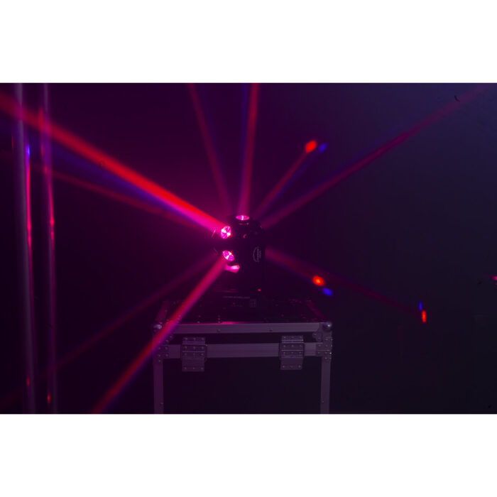 DMX-BESTUURDE 4-in-1 RGBW LED RETRO MOVING HEAD 12 x 10W - Afbeelding 6