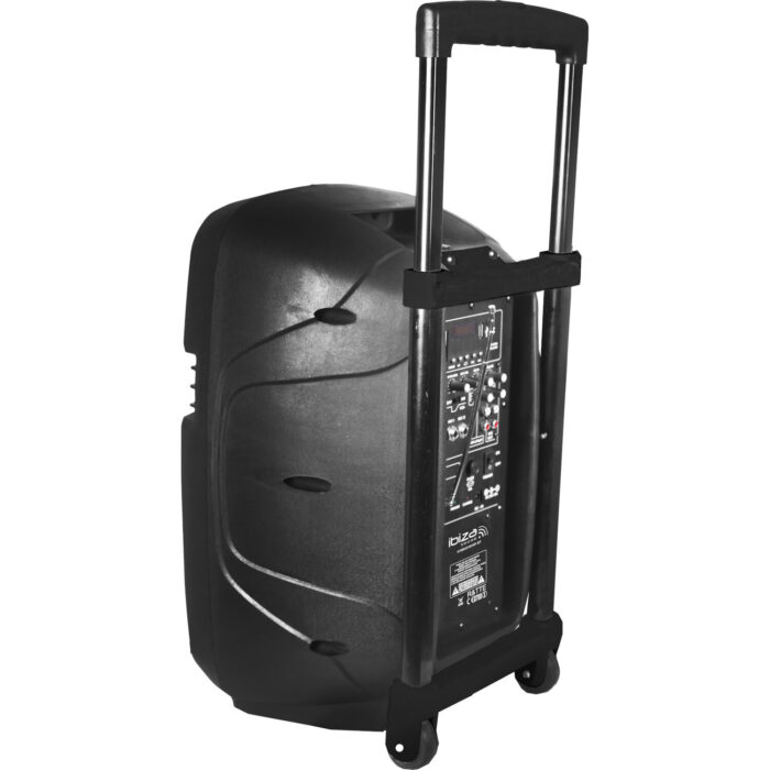 DRAAGBAAR STAND-ALONE PA SYSTEEM 10/25cm MET USB/SD, 1 x VHF MICROFOON & BLUETOOTH - Afbeelding 3