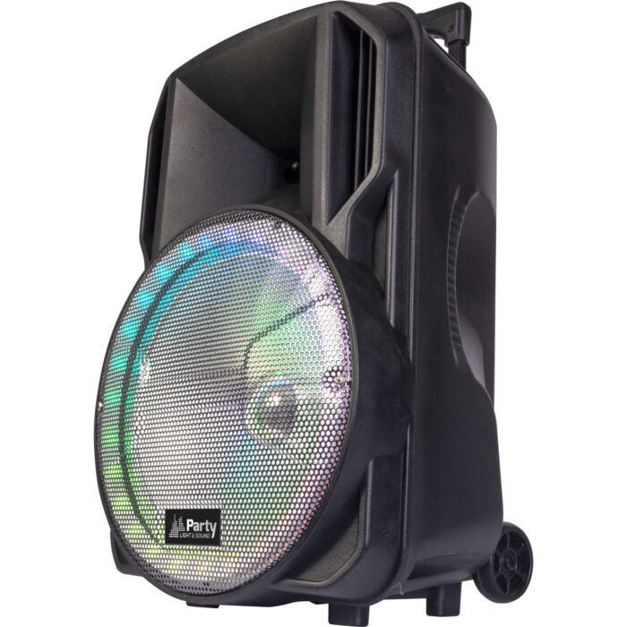 DRAAGBARE LUIDSPREKER 12’’/30cm MET USB, TF, BLUETOOTH, FM, VHF MICROFOON & AFSTANDSBEDIENING - Afbeelding 5
