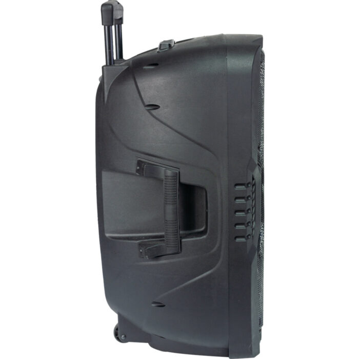 DRAAGBARE LUIDSPREKER 2 x 10’’/25cm - 600W MET BLUETOOTH, USB, Micro-SD & AFSTANDSBEDIENING - Afbeelding 3