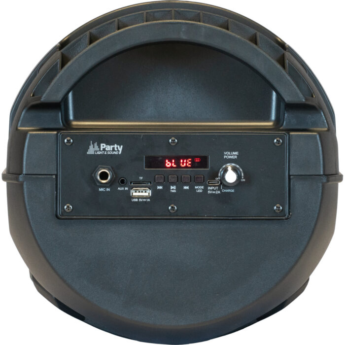 LUIDSPREKERBOX MET ACCU 2 x 8"/20cm 300W MET BLUETOOTH, USB, MICRO SD, FM, TWS, MICROFOON, AFSTANDSBEDIENING & LICHTEFFECT - Afbeelding 2